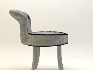 living room chair 3D-Modell