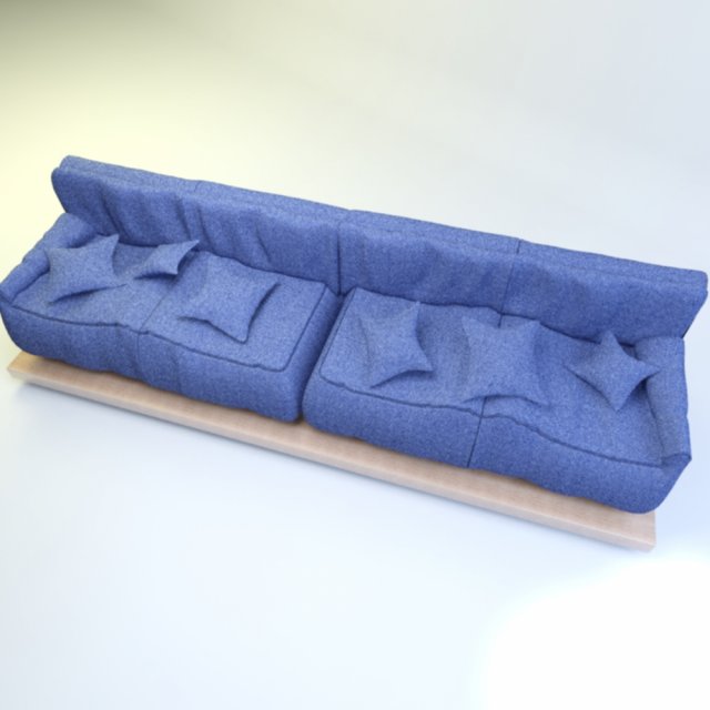 sofa for living room 3D मॉडल .c4d .max .obj .3ds .fbx .stl .blend 