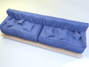 sofa for living room 3D Модель