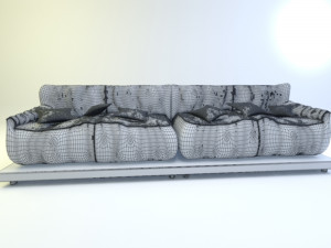 sofa for living room 3D मॉडल