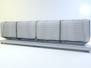 sofa for living room 3D मॉडल
