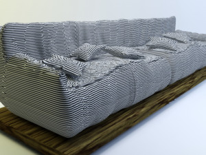 sofa for living room 3D Model
