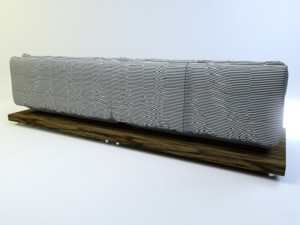 sofa for living room 3D मॉडल