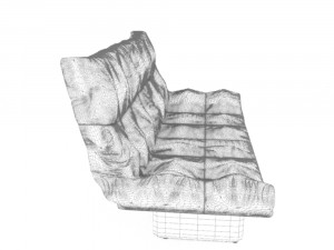 sofa for living room 3D 模型