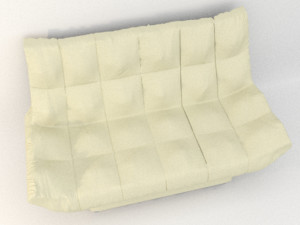 sofa for living room 3D 模型