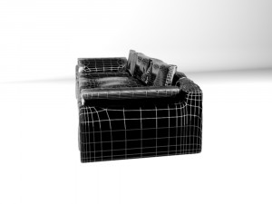 sofa for living room 3D Модель