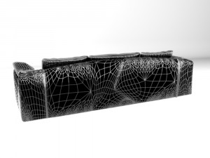 sofa for living room 3D Модель