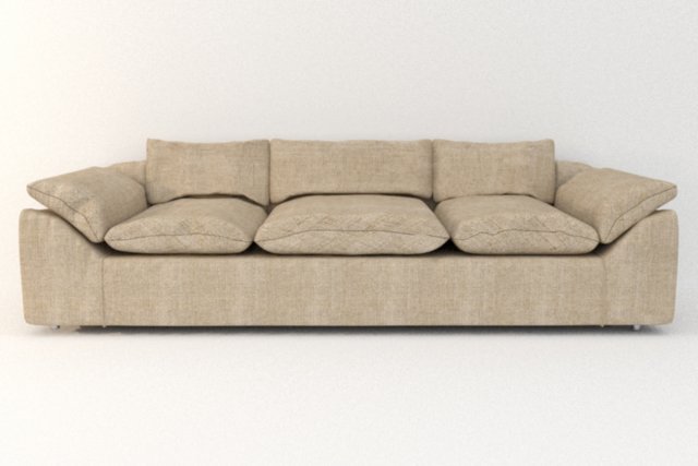 sofa for living room 3D Модель .c4d .max .obj .3ds .fbx .stl .blend 