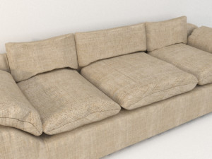 sofa for living room 3D Модель