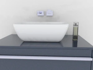 sink with plumbing 3D Model