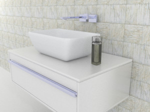 sink with plumbing Modèle 3D