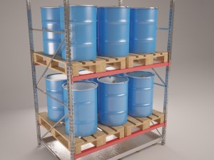 many barrel 3D Model