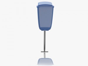 trash container Model 3D