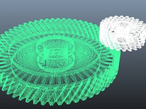 helical gear Modèle 3D