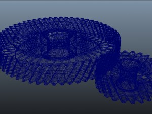 helical gear Modèle 3D