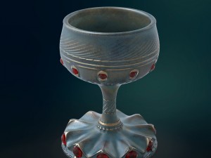 old bronze cup Modelo 3D