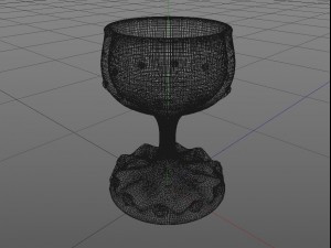 old bronze cup Modelo 3D