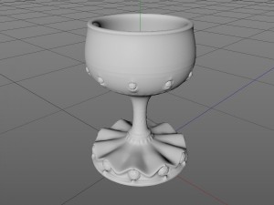 old bronze cup Modelo 3D