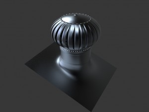 roof turbine vents 3D Model