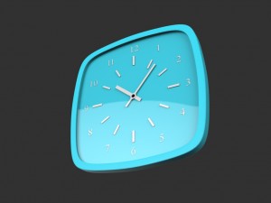wall clock 3Dモデル