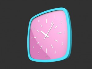 wall clock Model 3D