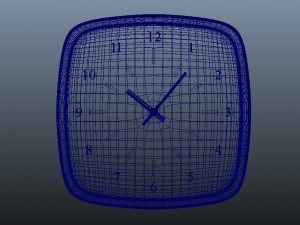 wall clock Model 3D