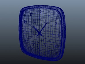 wall clock Model 3D