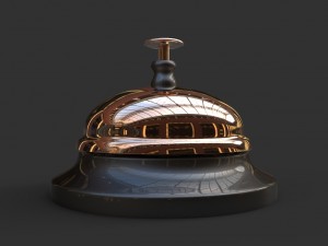 call bell hotel 3D Model