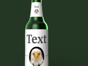 beer bottle 3D Model