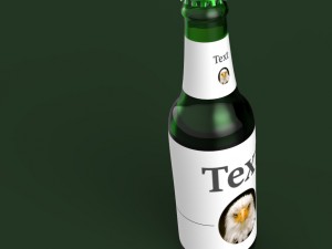 beer bottle 3D Model