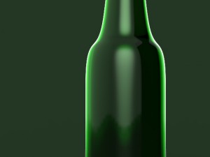 beer bottle 3D Model