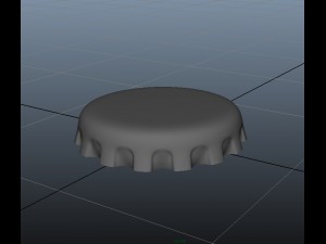 bottle cap 3D 模型