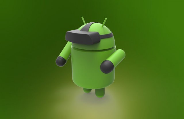android with accessories 3D Model .c4d .max .obj .3ds .fbx .stl .blend 