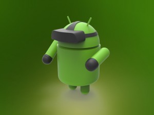 android with accessories 3D Model