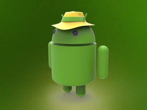 android with accessories 3D Model