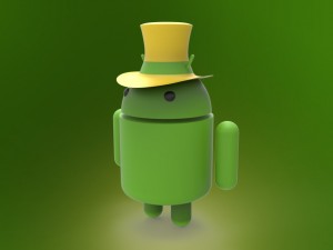 android with accessories 3D Model