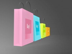 shop bags Modèle 3D