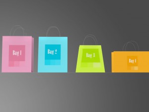 shop bags Modèle 3D