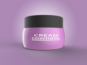 cosmetic cream container 3D Model