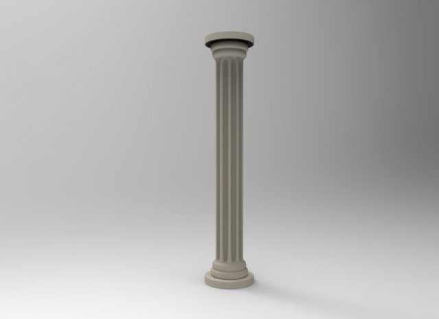 decorative column 3D-Modell .c4d .max .obj .3ds .fbx .stl .blend 