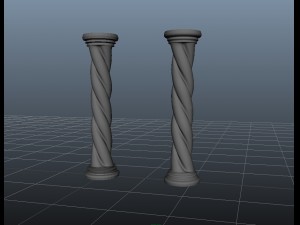 decorative column 3D Model