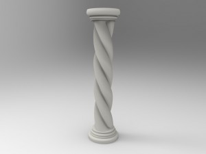 decorative column Modèle 3D