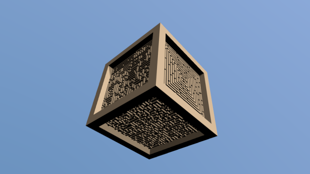 cubemaze 3D Model .c4d .max .obj .3ds .fbx .stl .blend 