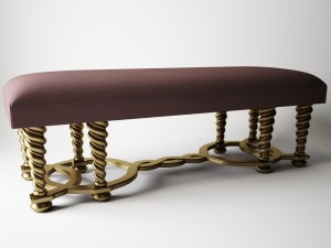 bench christopher guy 2 014 60-0011-ee 3Dモデル