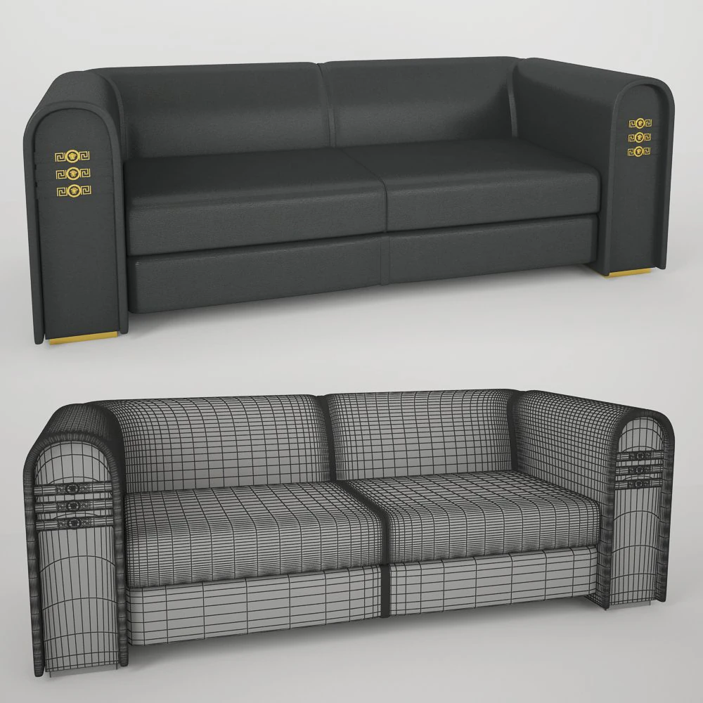 Signature sofa 3D Model .c4d .max .obj .3ds .fbx .stl .blend 