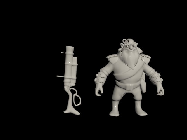sniper bio dota2 3D Model .c4d .max .obj .3ds .fbx .stl .blend 