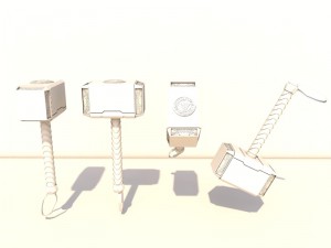 thor hammer Modelo 3D
