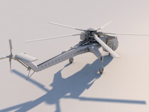 sikorsky-ch54a 3D मॉडल