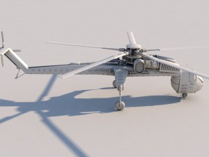 sikorsky-ch54a 3D मॉडल