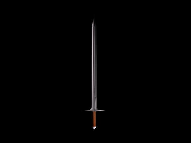 epic sword 3D Model .c4d .max .obj .3ds .fbx .stl .blend 